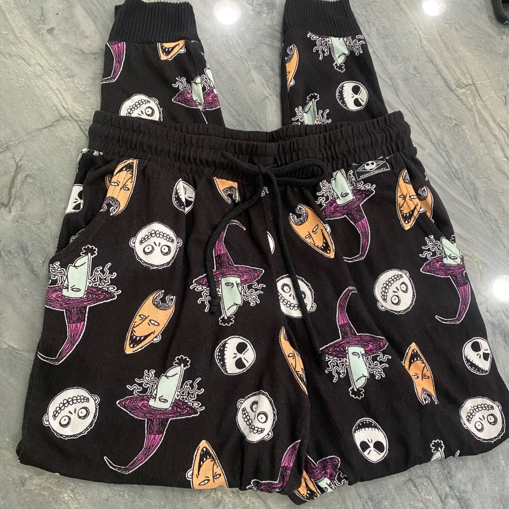 The Nightmare Before Christmas size XS pajama jogger bottoms EUC